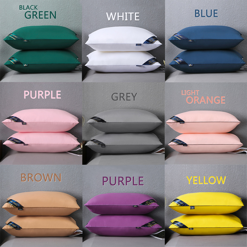 Hilton Hotel pillows come in a variety of colors to choose from, including high, medium and low hotel pillow cores and single dormitory neck protection gift pillows