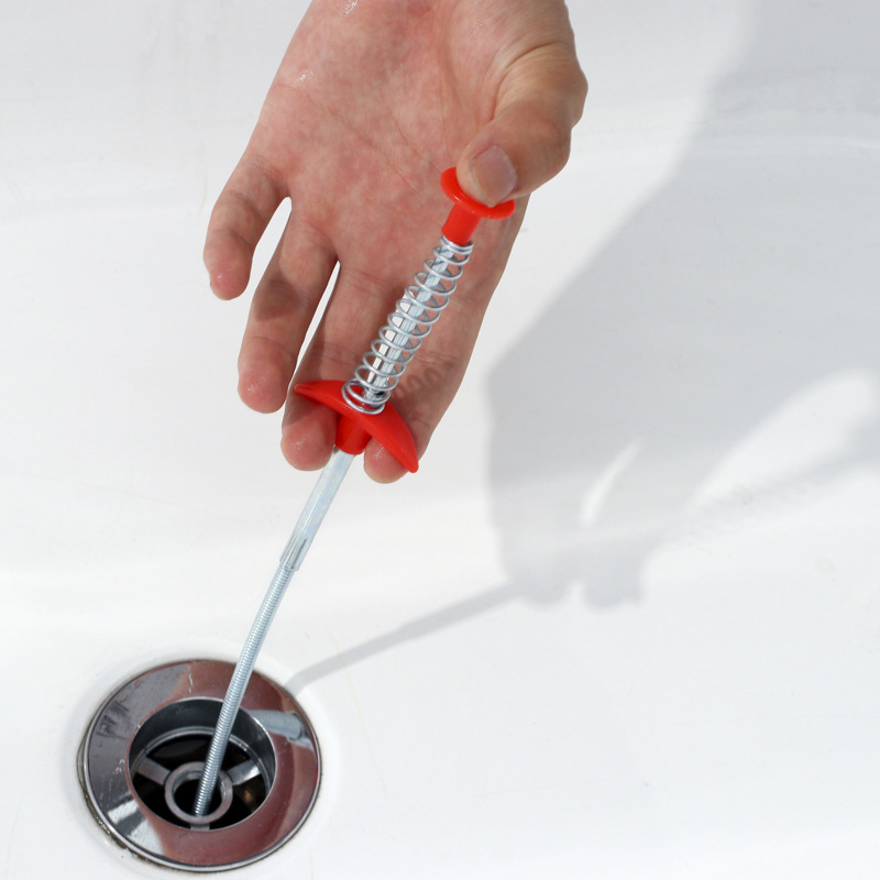 Sewer pipe unclogging tool, household toilet unclogging magic claw, special tool for unclogging sewers Specification image