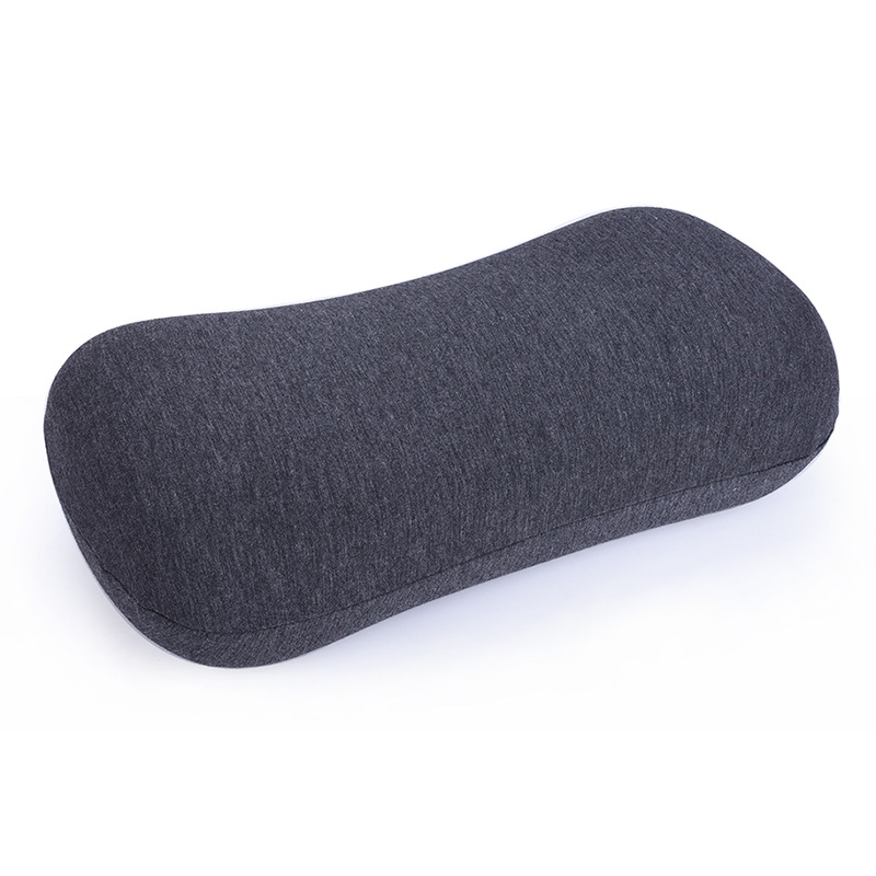 All-cotton solid-color memory foam backrest, lumbar support cushion, seat lumbar pillow details Picture