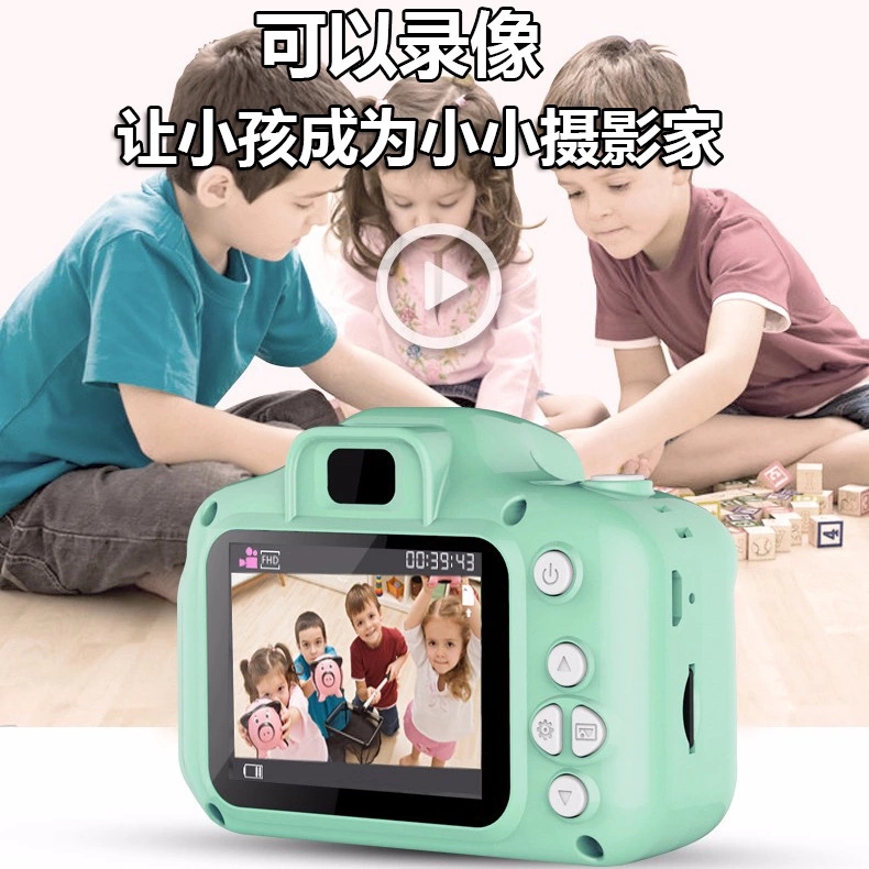 Discounted Children's digital camera X2, children's camera, portable single-lens reflex camera, toy, mini camera, Birthday gift h Item Picture