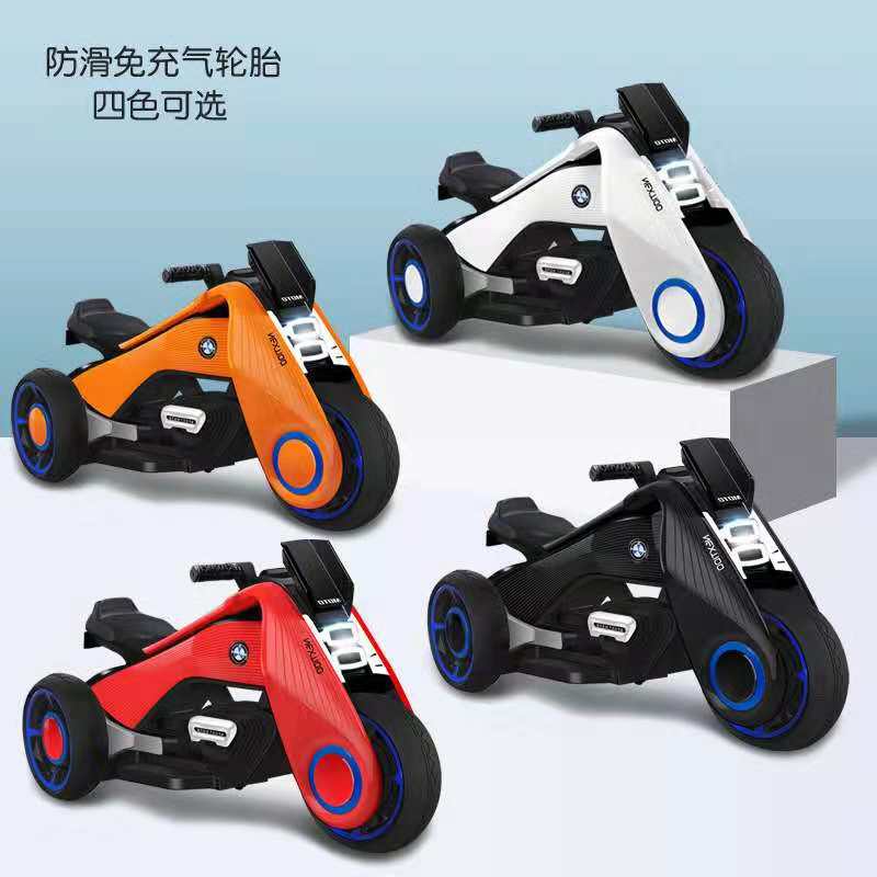 Gift: Children's electric motorcycle, a tricycle for children aged 1 to 3, a new Hurricane mini from Bedoqi full figure