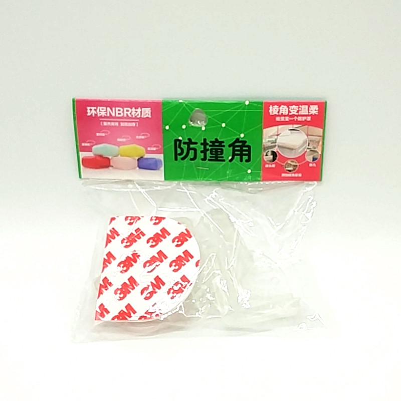 Sunshine Department Store Home Safety Protection anti-collision corner guards, right-angle smiling table corners, high transparency silicone corner guards