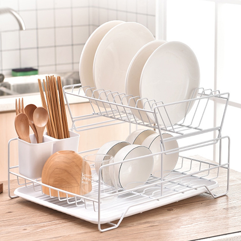 Kitchen storage rack, draining bowl rack, kitchen dish rack, draining bowl rack, household bowl rack, sink storage rack details Picture