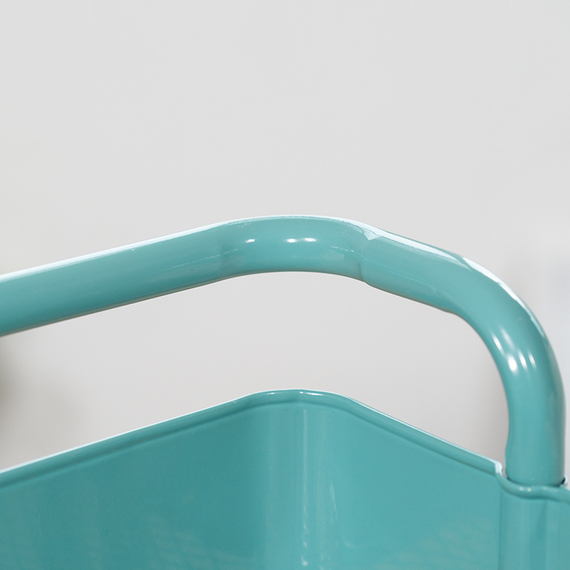 Kitchen storage rack, trolley, floor-standing trolley, multi-layer storage rack, multi-functional microwave oven rack, storage rack Application Scenario