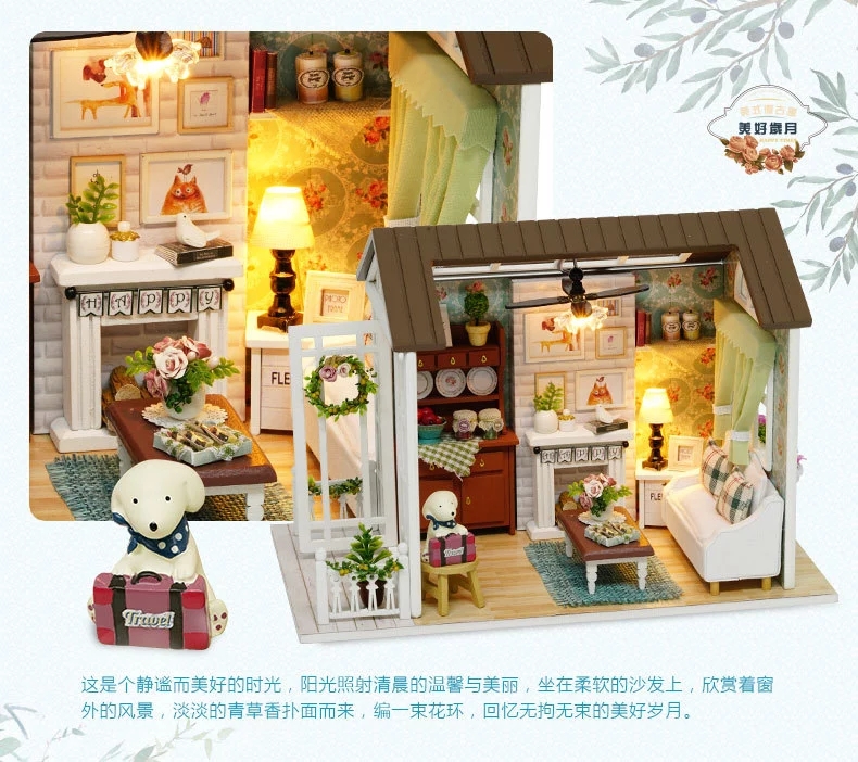 Zhiqu House diy House Manufacturer wholesale Senlan Time handcrafted assembly model House creative gifts are selling well Application Scenario