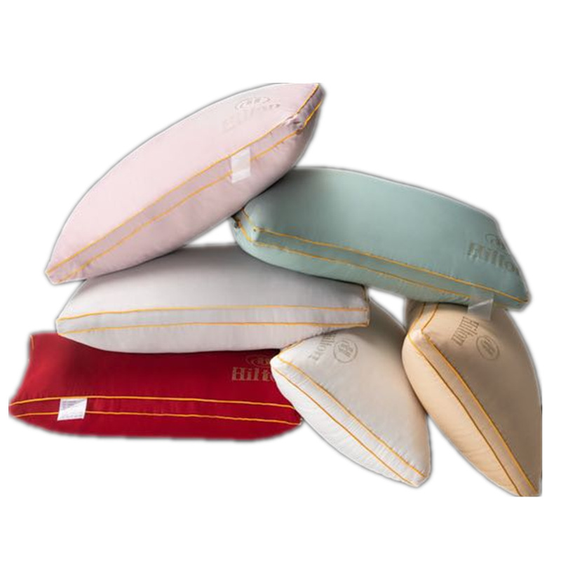 Hilton Pillow Hotel Pillows, adult pillow cores, wechat business best-selling pillow cores, feather silk cotton pillows, student dormitory pillows Item Picture
