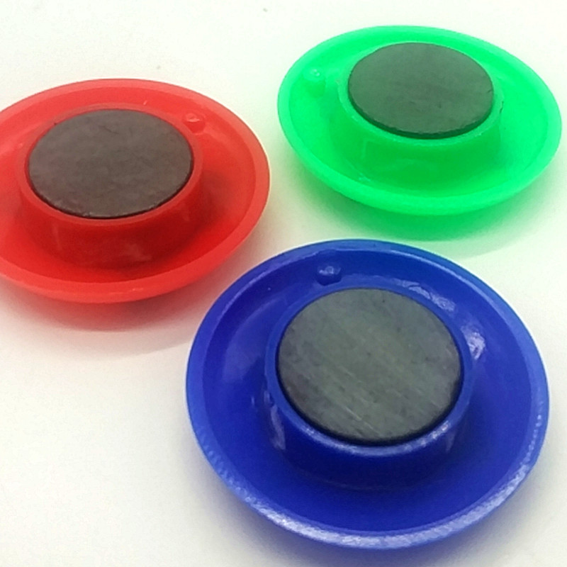 Sunshine Department Store H-4008 Teaching Magnetic attraction color butterfly magnetic clasp magnetic nail, 40mm diameter black magnet Item Picture