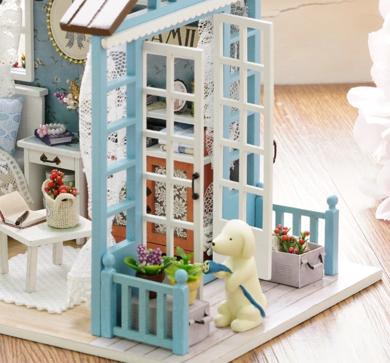 Zhiqu House diy House Manufacturer wholesale Senlan Time handcrafted assembly model House creative gifts are selling well Item Picture