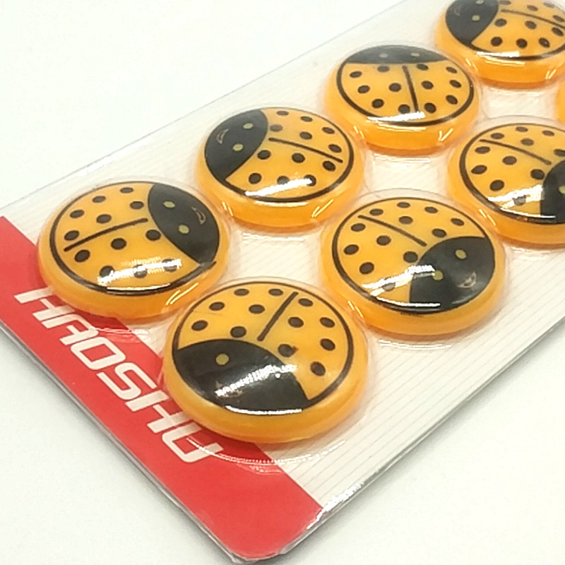 Sunshine Department Store J-4008 Seven-star Ladybug Magnetic Nail, Whiteboard Magnetic Particle, Teaching Magnet, Magnetic Nail, Cartoon Magnetic nail details Picture