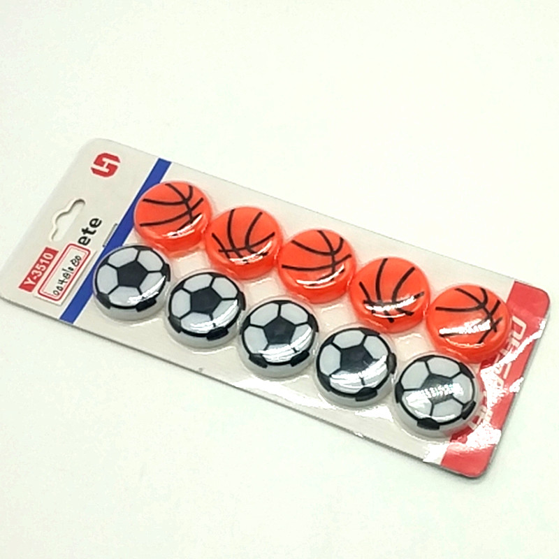 Sunshine Department Store Y-3510 Office 3.5CM football and basketball magnetic nails. Magnetic clasp. Magnet details Picture
