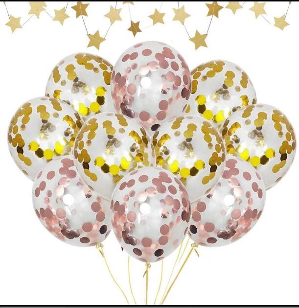 凤铄亮片气球生日派对场景布置婚房装饰用品乳胶气球