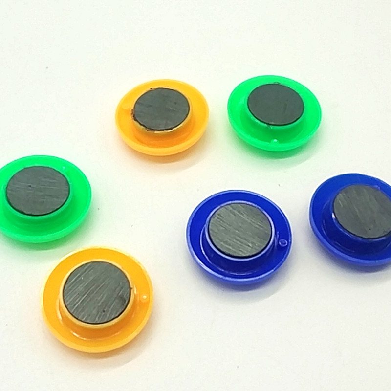 Sunshine departamento de departamento X-2012 color smiley cara magnetic stones round magnetic hebilla 2CM imán de enseñanza de oficina Item Picture