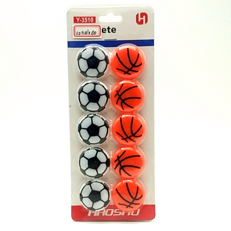 阳光百货 Y-3510办公3.5CM足球篮球磁钉.磁扣.磁铁