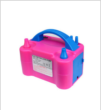Electric air pump, balloon double-hole air filling pump, electric air filling machine, balloon filling tool, wholesale balloon inflation details Picture