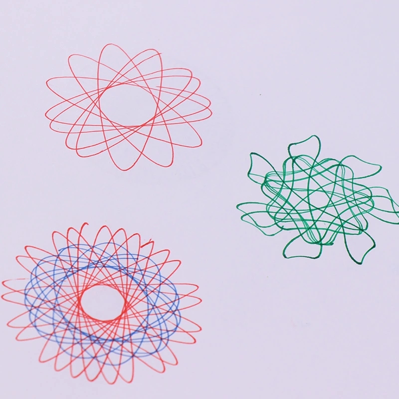 The magic set of the Educational Kaleidoscope Ruler, a versatile template, and a creative drawing toy for primary school and children Item Picture
