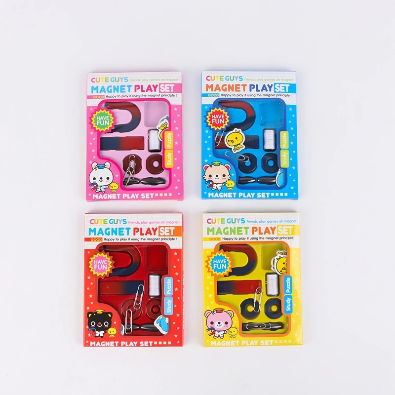 Wholesale magnet sets, physics experiment teaching AIDS, U-shaped magnets, early education toys for students, ring-shaped magnets, combination stationery full figure
