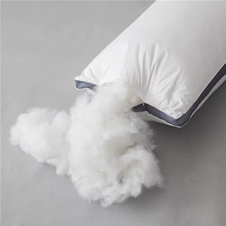 All-cotton feather and velvet pillow core embroidery single-person student pillow embroidery washable high-end feather and velvet pillow Specification image