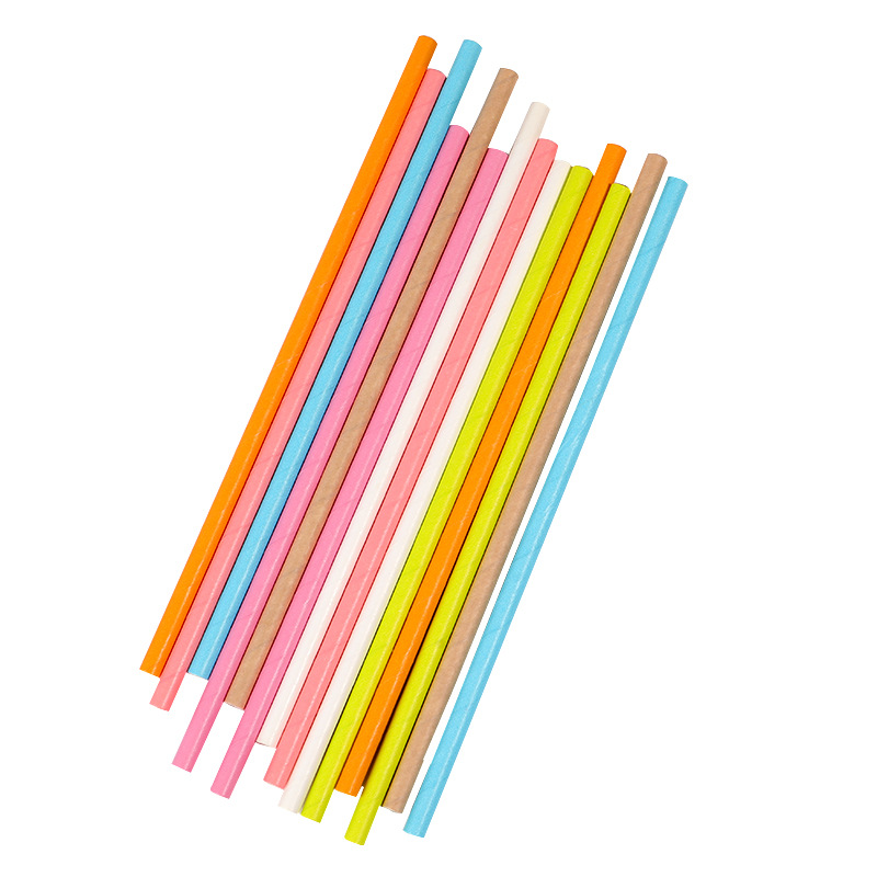 Disposable Coffee Milk Tea Drink Straws Individual Wrapping Straws Party Ideas Degradable Paper Straws Item Picture
