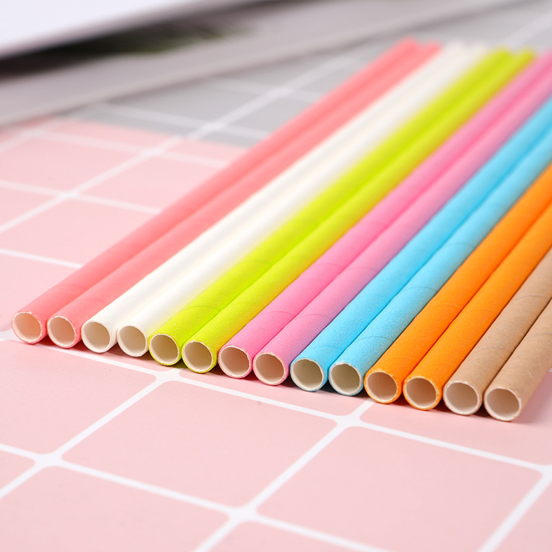 Disposable Coffee Milk Tea Drink Straws Individual Wrapping Straws Party Ideas Degradable Paper Straws Application Scenario