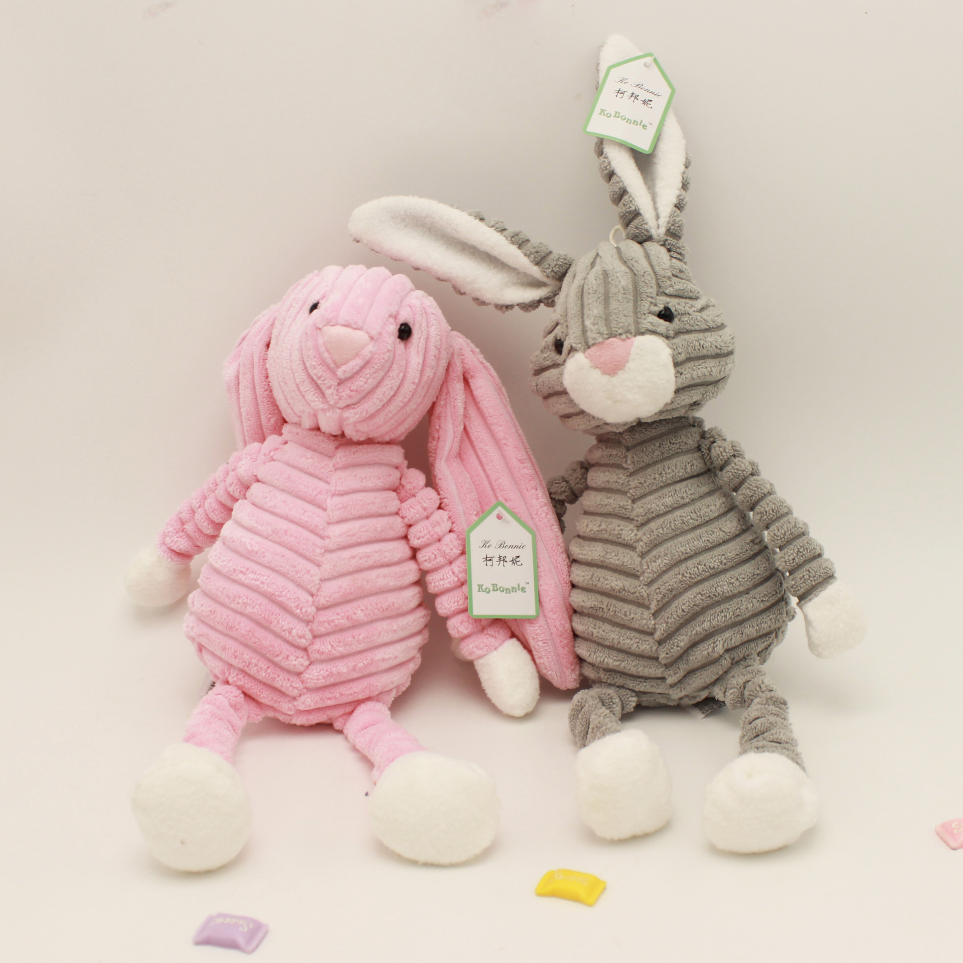 Creative animal doll claw machine doll wholesale manufacturer supply new striped animal plush toy dolls Item Picture