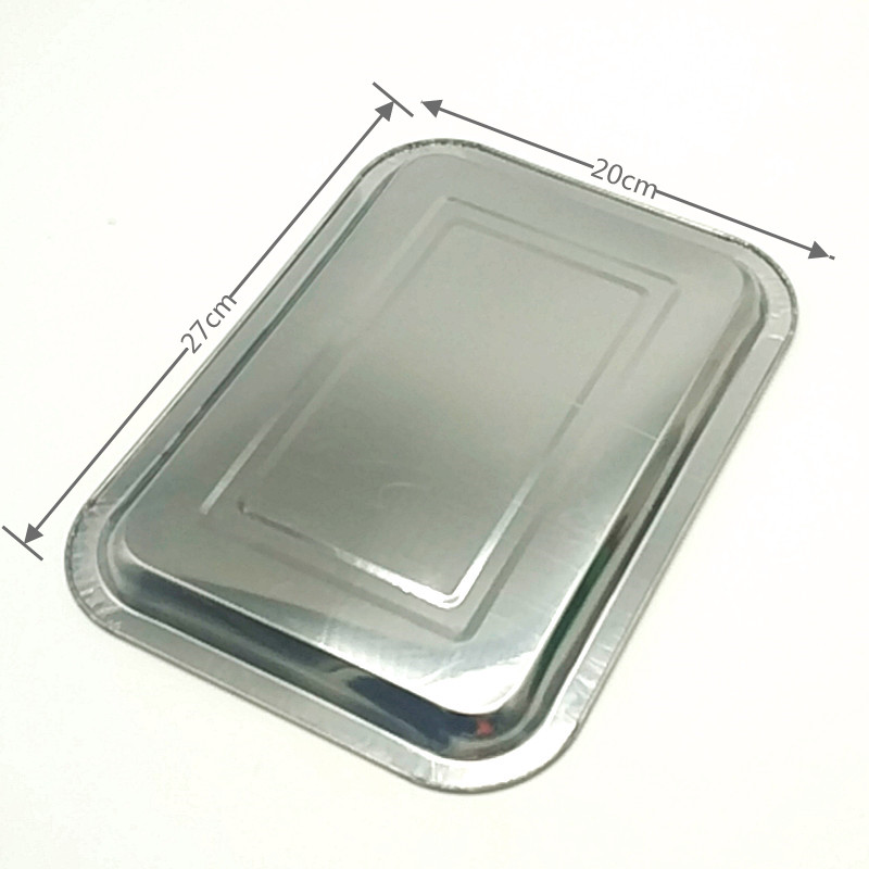 Sunshine Department Store 27*20*2 rectangular plate, barbecue plate, pastry and cooked food plate, oven plate, 0.4mm thick Specification image