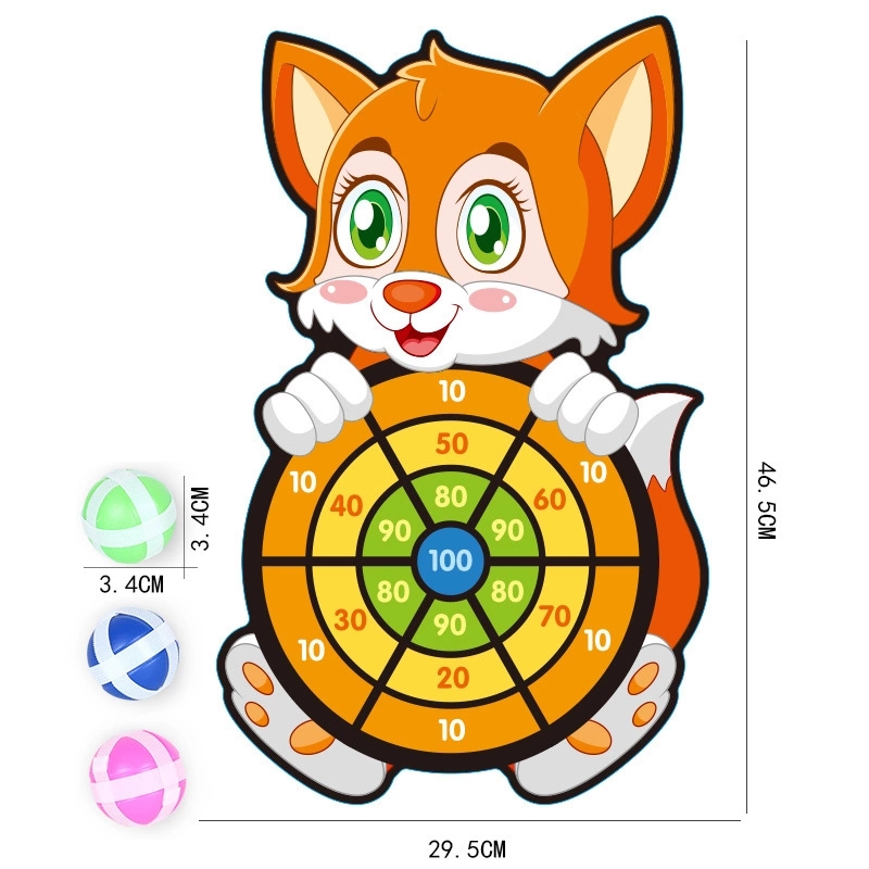 Cross-border toys, children's cartoon sticky target balls, suction cups, darts, target balls, indoor and outdoor throwing sticky ball interactive games Application Scenario