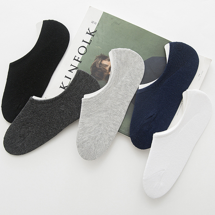 Boat socks men silicone non-slip cotton invisible socks summer sports socks free cotton socks in stock thumbnail