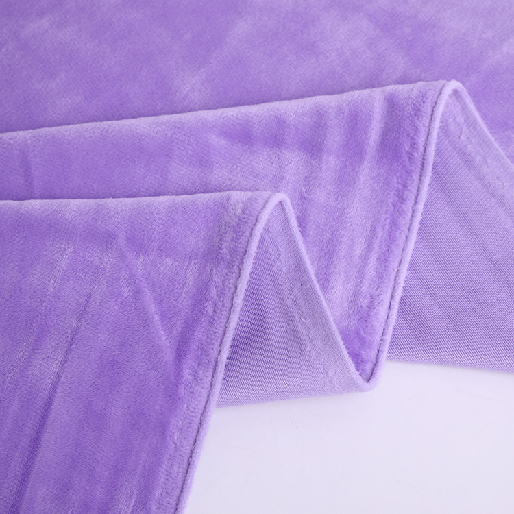 The manufacturer supplies crystal super soft short plush fabric in stock for dyeing toys, clothing and home textiles Specification image