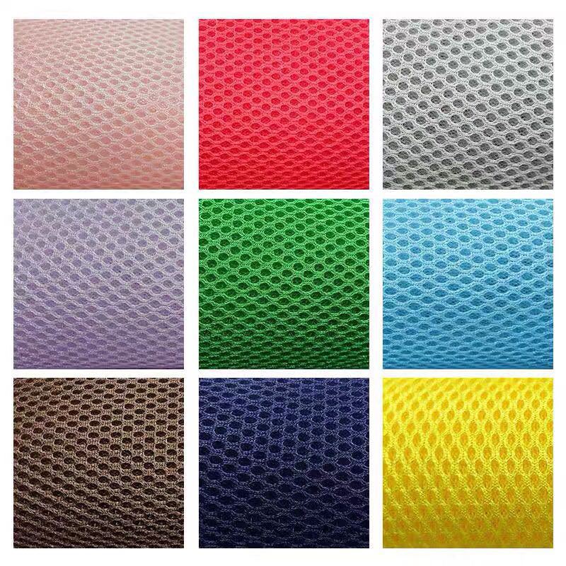 In stock: 140-350g sandwich mesh fabric, thickened small hole sandwich mesh fabric for bags, backpacks, shoes and hats Item Picture