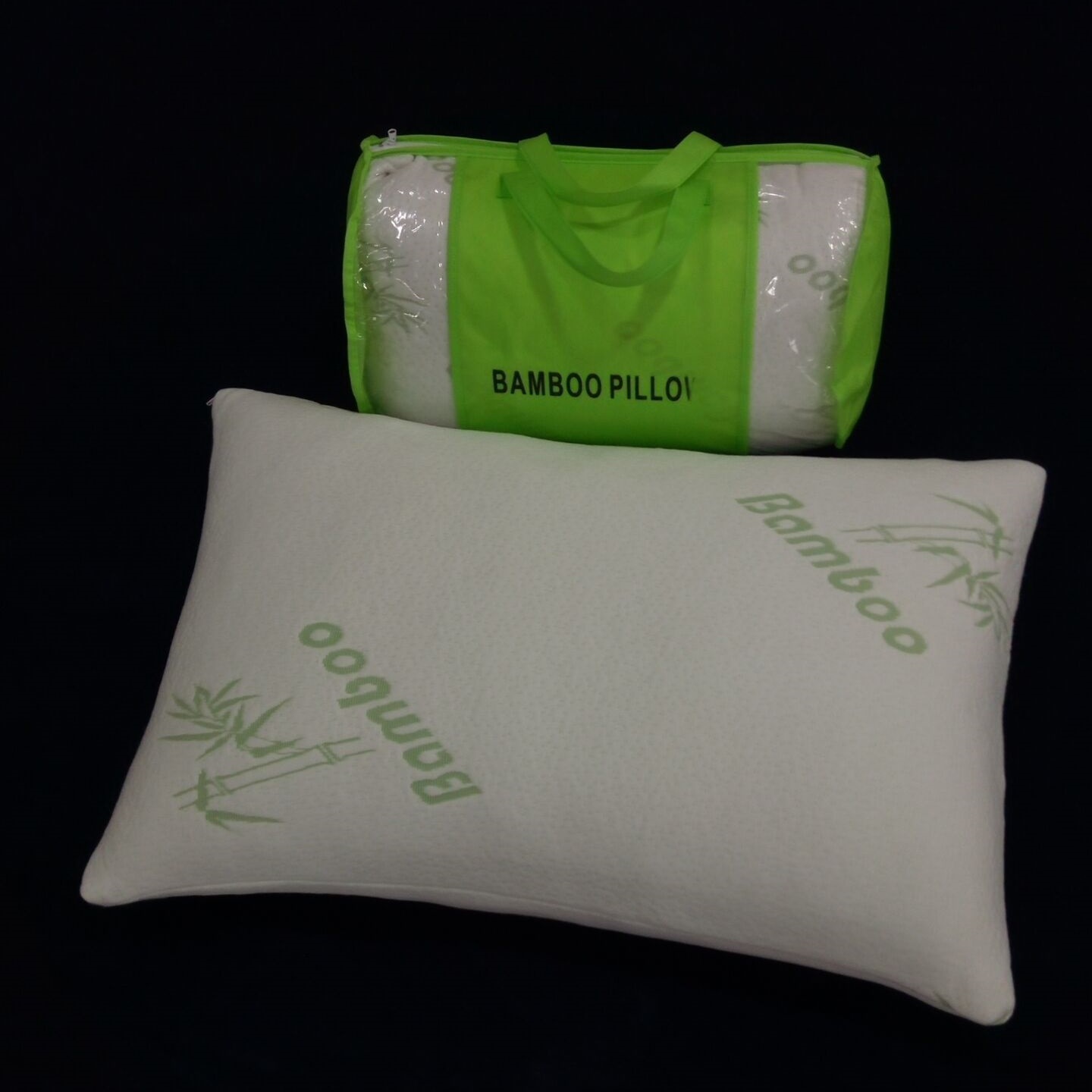 BAMBOO export pillows: Bamboo fiber pillows, sponge pillows, square bamboo memory pillowcases