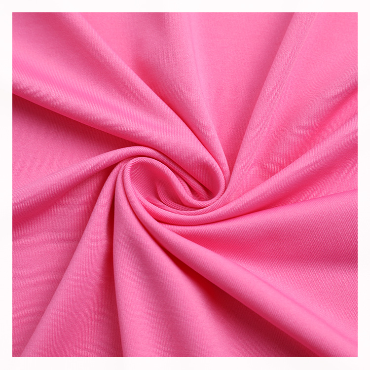 Milk silk stretch frame composite knitted fabric 180-gram four-sided sweat-wicking sports yoga wear fabric Item Picture