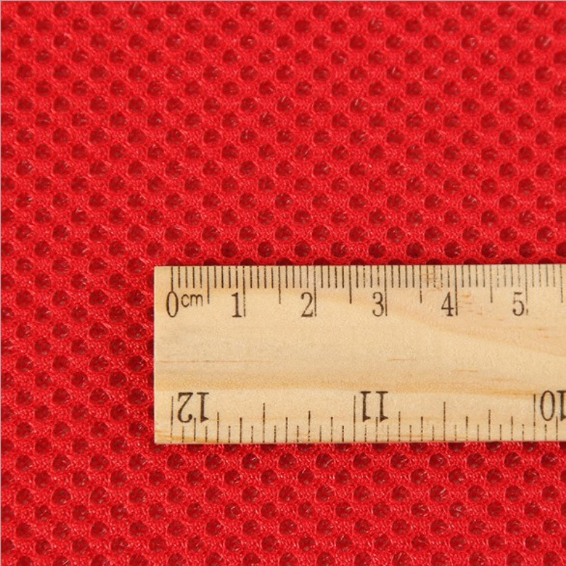 In stock: 140-350g sandwich mesh fabric, thickened small hole sandwich mesh fabric for bags, backpacks, shoes and hats Application Scenario