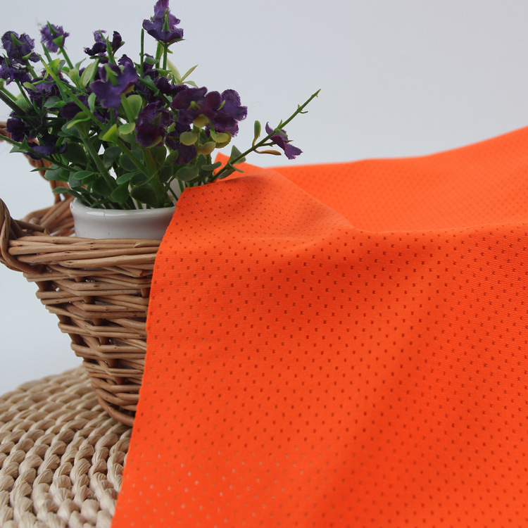 150g, 180g, 200g polyester and polyurethane butterfly mesh elastic interlocking mesh fabric quick-drying sports mesh fabric in stock Application Scenario