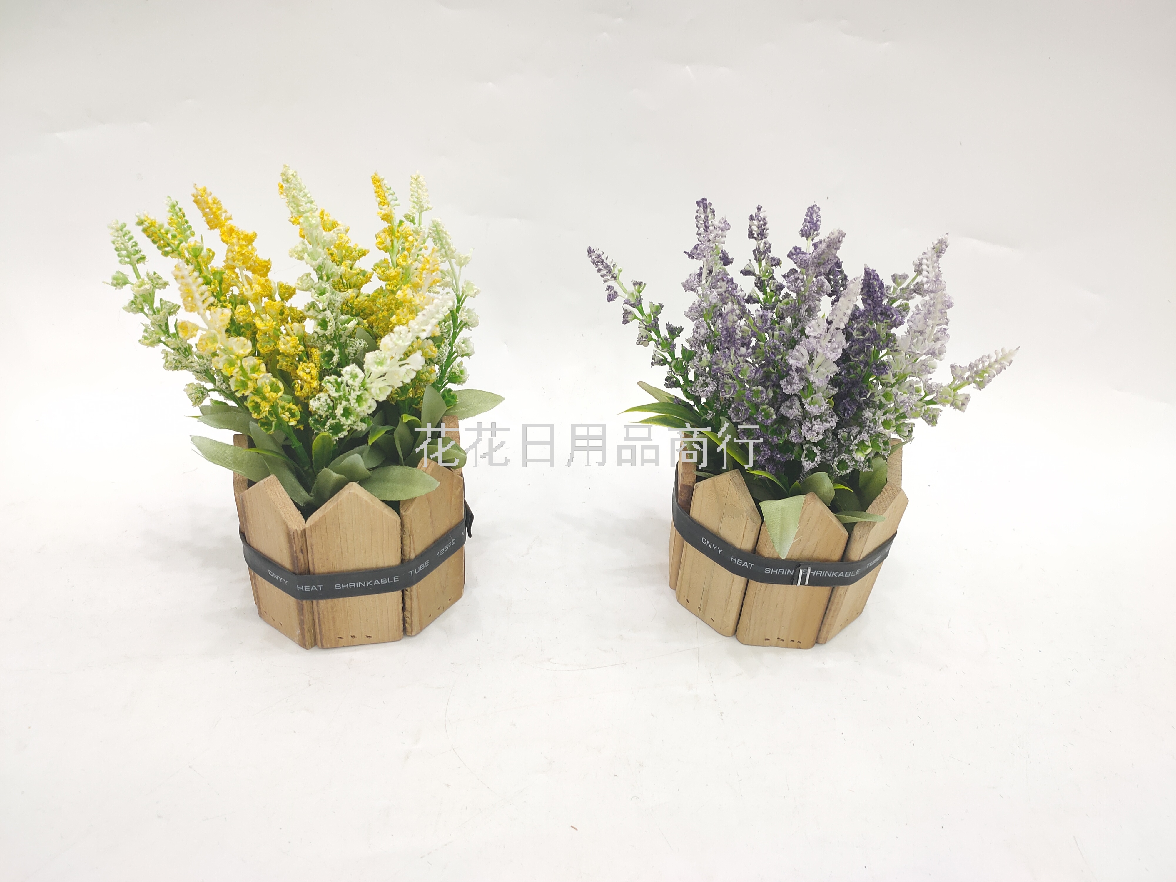 仿真花假花木桶盆薰衣草盆景装饰客厅餐桌卧室等等