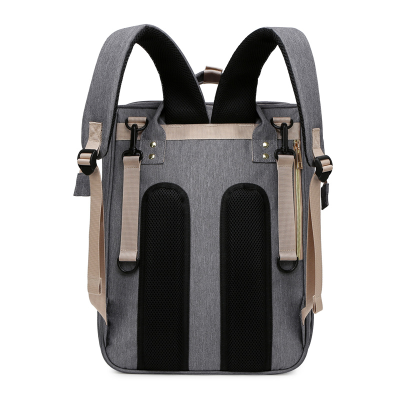 Portable outdoor folding crib mommy bag waterproof multifunctional travel baby bag backpack bed Application Scenario