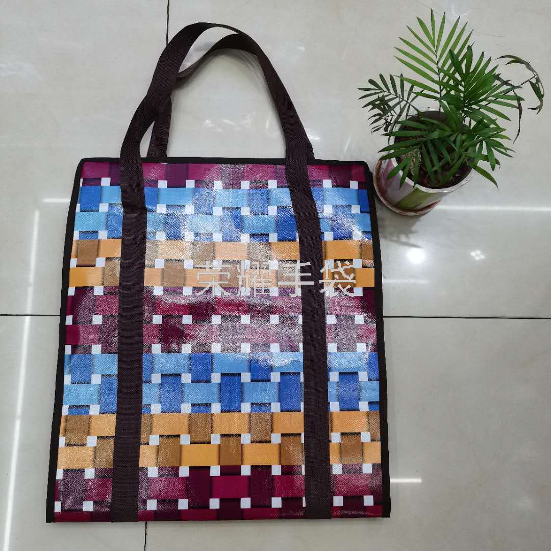 Woven Bag Shopping Bag Duffel Bag Snakeskin Bag Can Be Customized Factory Direct Sales details Picture