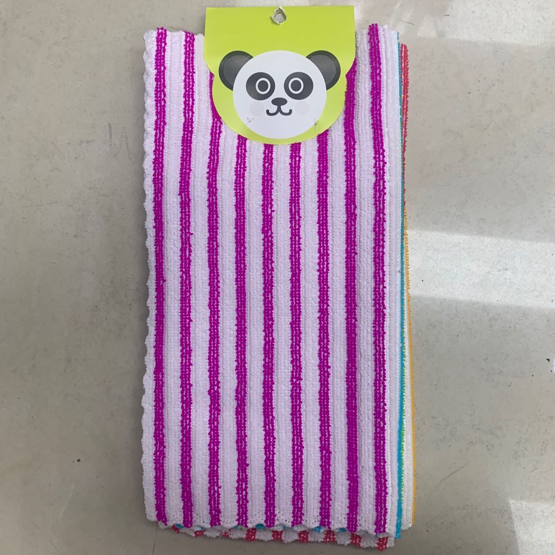 涤纶厨房洗碗布 吸水不沾油抹布 清洁除油洗碗布