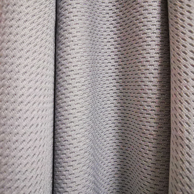 In stock 75D bird's eye fabric, 160 colors of sportswear lining mesh fabric, full polyester fabric, polyester knitted, moisture-absorbing and quick-drying Specification image