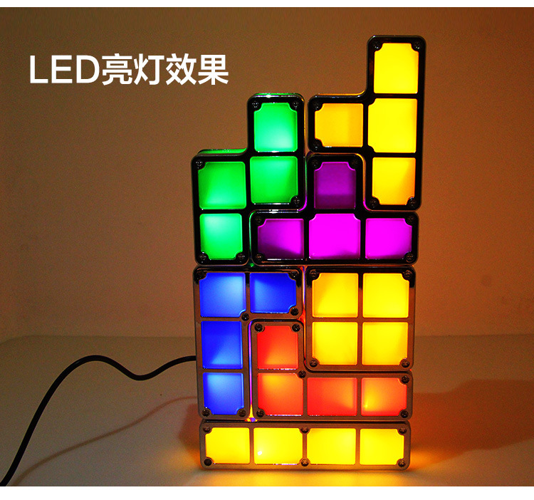 New, unique and creative children's DIY toy table lamp LED light night lamp Christmas gift Specification drawing