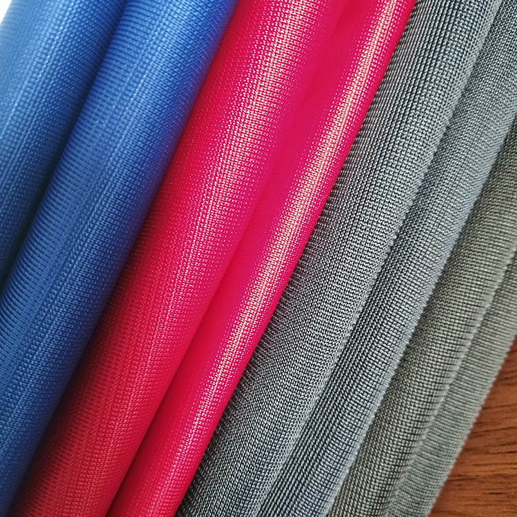 Factory direct sales of spring and summer hoodie brushed fabric, yarn-woven polyester bag fabric in stock Specification image