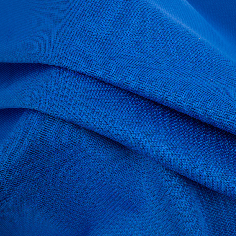 The manufacturer has in stock all polyester hexagonal bead ground mesh sweatshirt fabric, T-shirt lining fabric, polo shirt and school uniform fabric mesh fabric Specification image