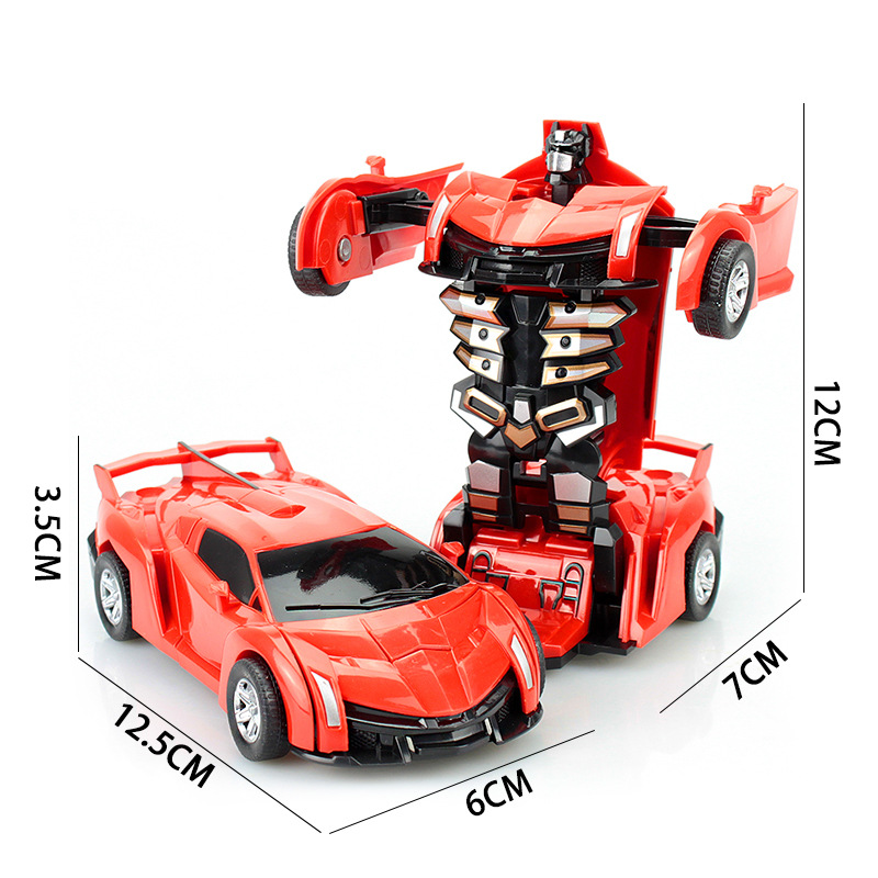 Novel toys, children's transformable toys, car transformers, transformable car robots, children's toys, wholesale from street stalls full figure