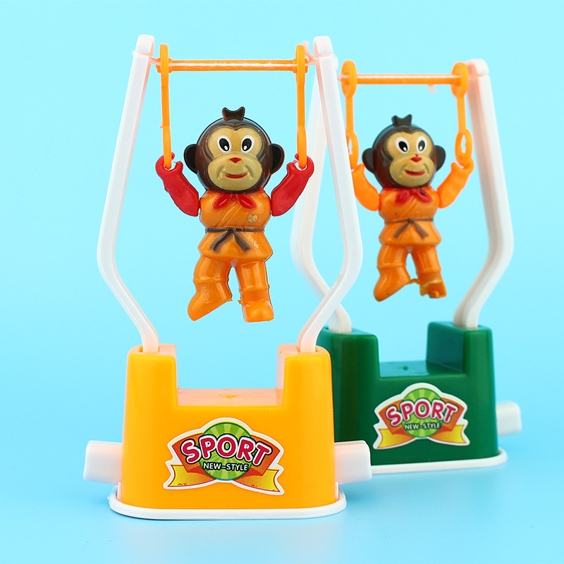 Creative children's toys, including new and unique monkey somersaults, are selling well at street stalls. Wholesale from Yiwu manufacturers full figure