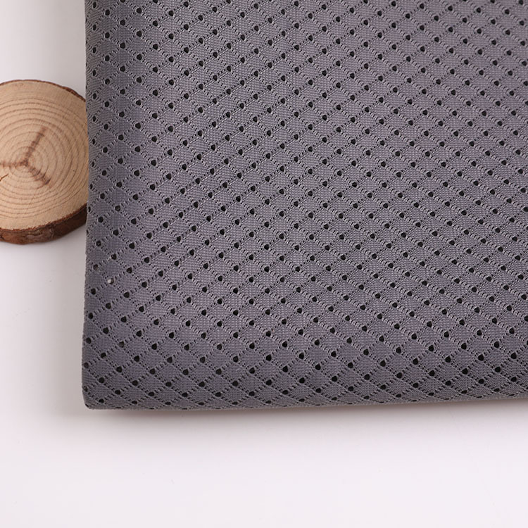 Factory direct sales of semi-gloss bird's eye fabric, full polyester sandwich mesh fabric, encrypted running shoes, bags, seat cushions and warp woven mesh fabric Specification image