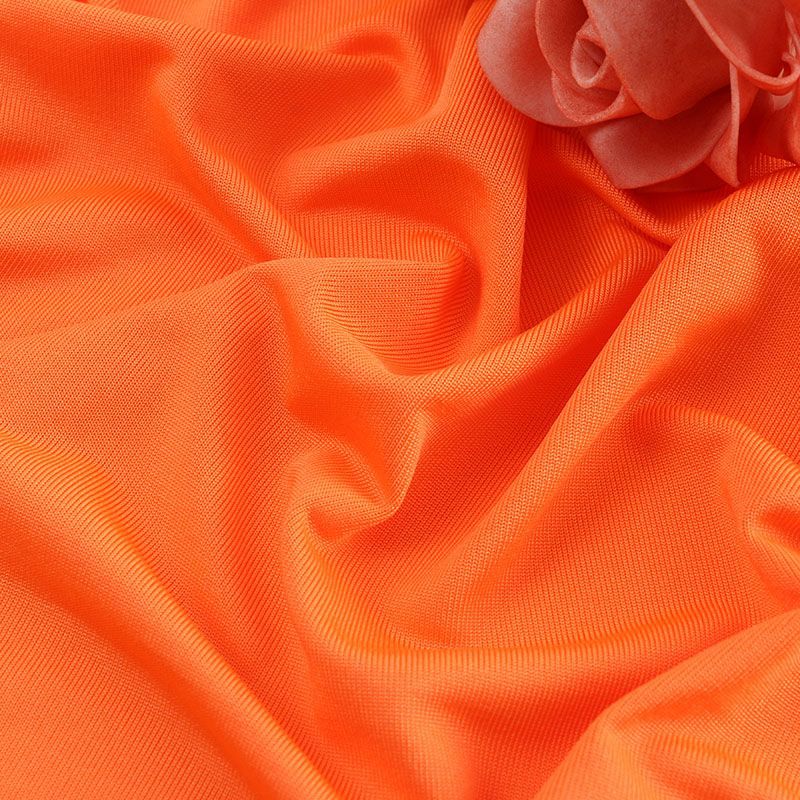 Factory direct sales of milk silk sweat fabric 100d four-sided elastic fabric polyester-ammonia dyed sportswear fabric wholesale details Picture