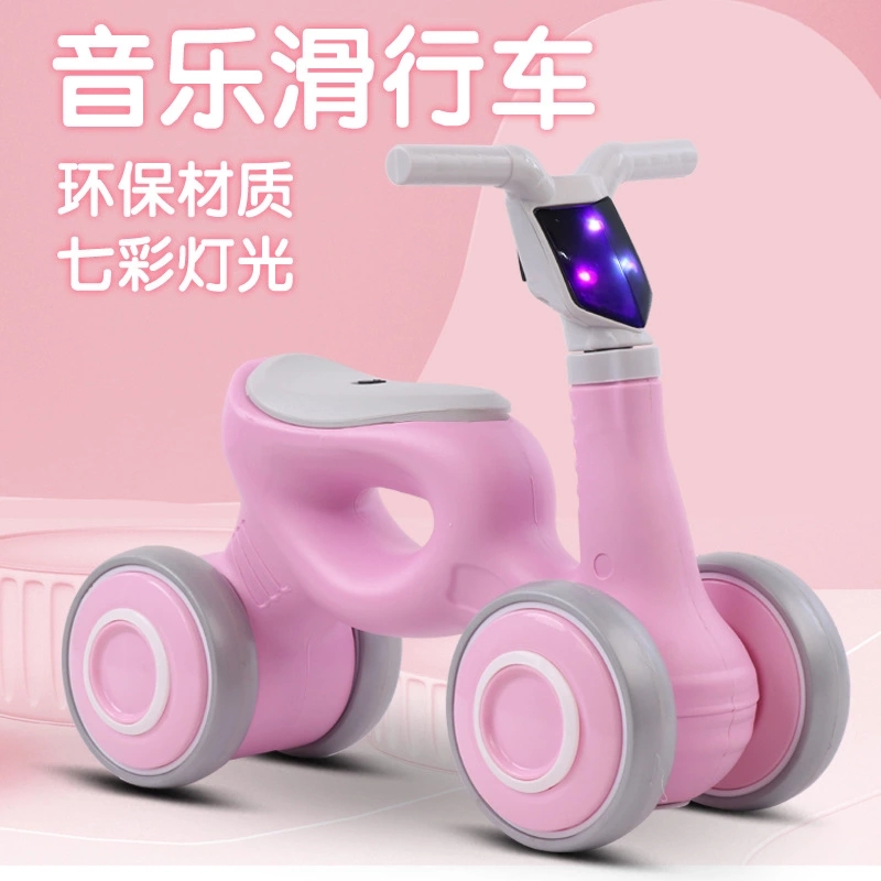 Wholesale of children's balance scooters, baby walking scooters, baby balance scooters without pedals, and toy cars is selling well details Picture