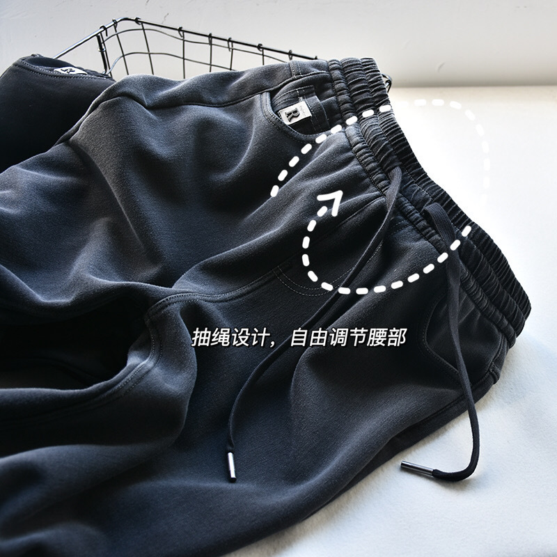 Women's winter fleece thickened mink fleece denim dad pants, straight-leg pants, elastic pants, plate-size women's casual pants Application Scenario