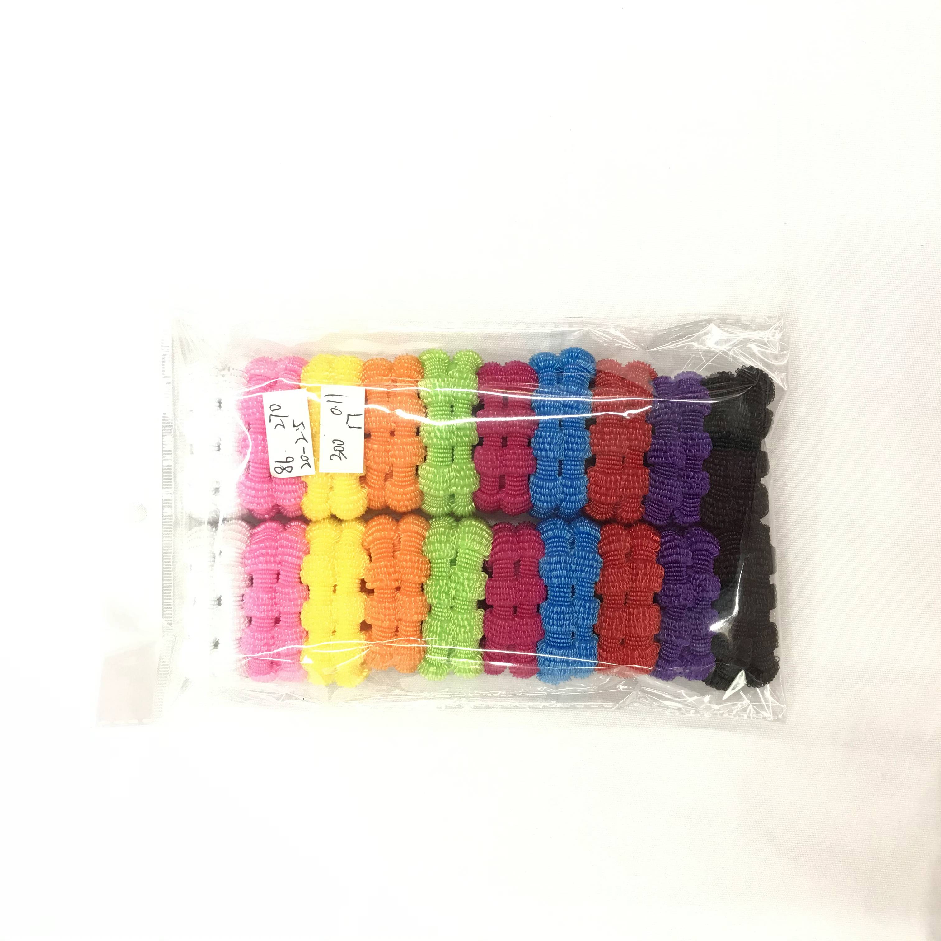 Factory direct stretch silk flower tooth towel ring