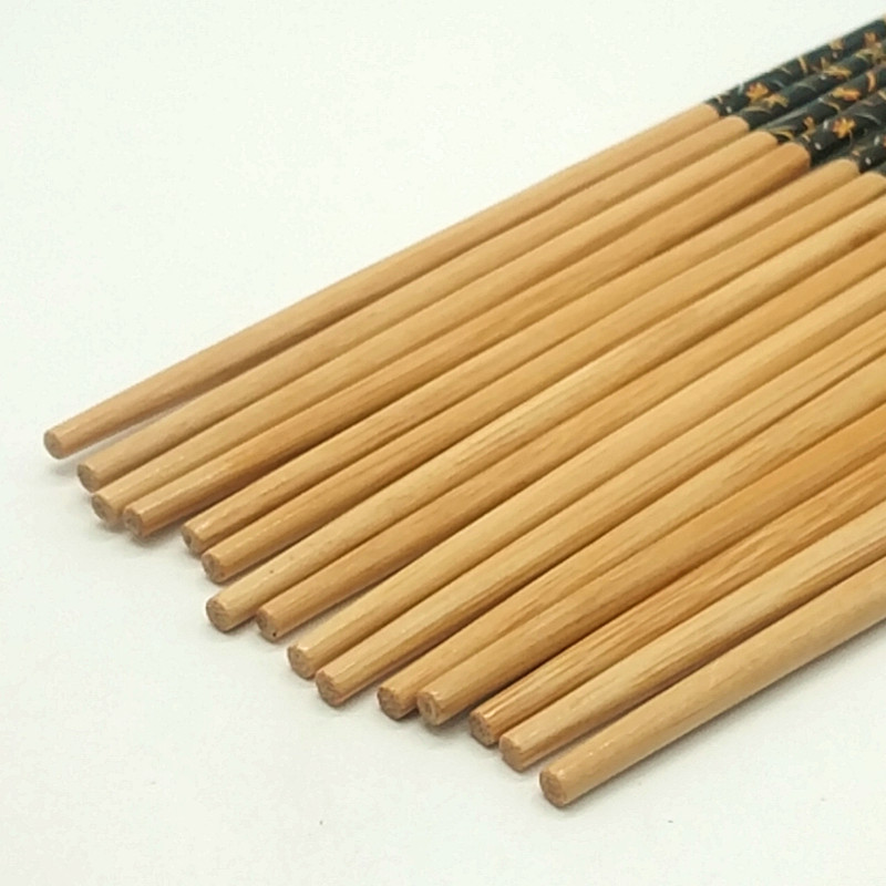 Sunshine Department Store 24cm craft printed chopsticks, household chopsticks, bamboo chopsticks Specification image