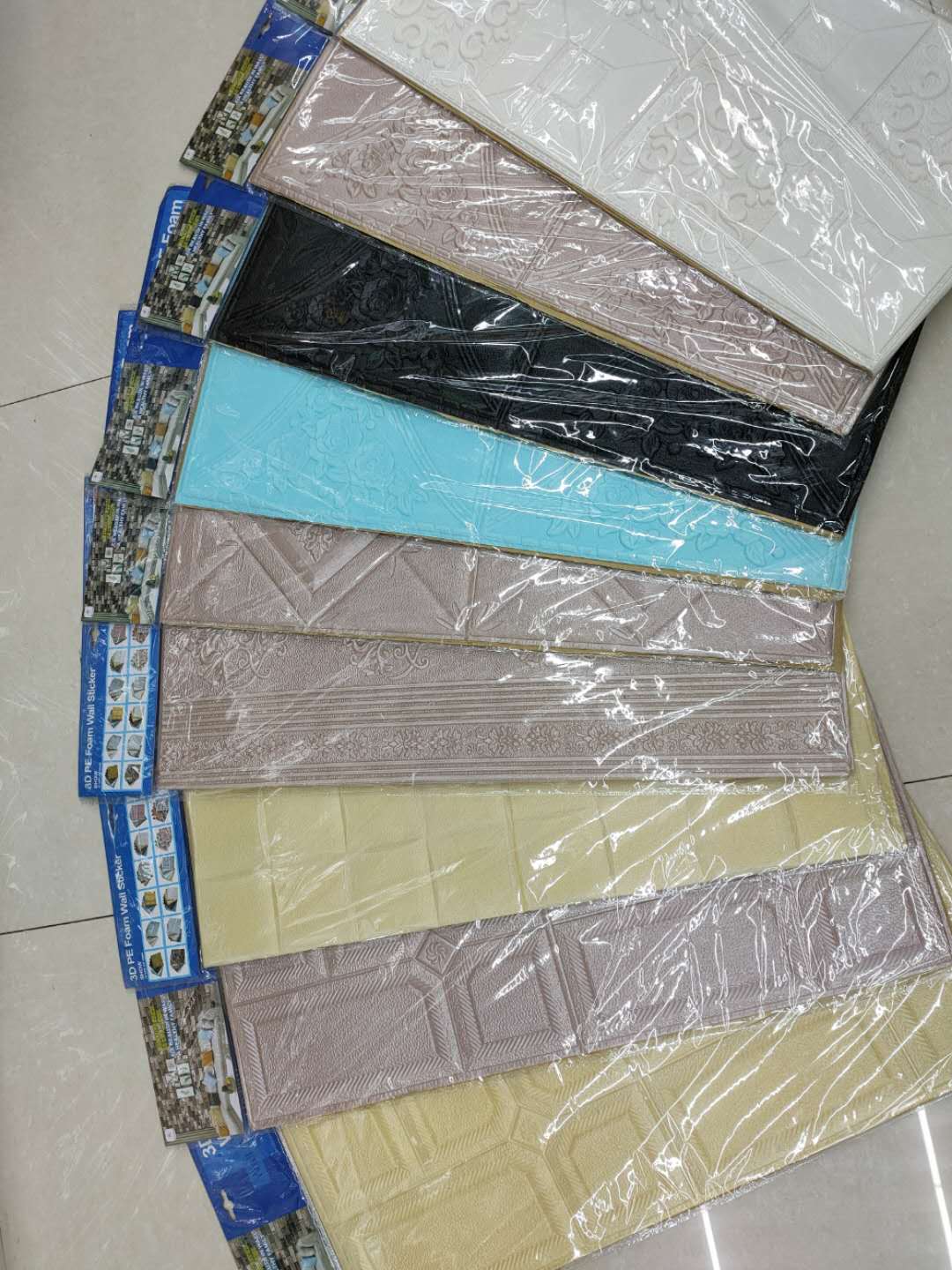 新品3D系列软包房间卧室客厅防水防污装饰墙贴产品图